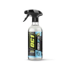 OC1 Fresh Up verfrissingsmiddel 450 ml — professioneel desinfectiemiddel voor helmen, kleding en beschermende uitrusting met zilverion-technologie