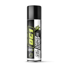 OC1 Leather Cleaner 500 ml spuitbus - professioneel product voor het reinigen en beschermen van motorleer, met olijfoliezeep