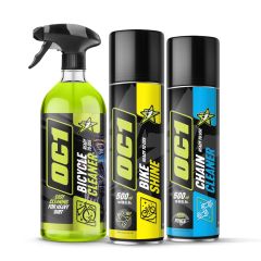 OC1 Bicycle Shine Bundle - Bike Shine, Chain Cleaner, Bicycle Cleaner