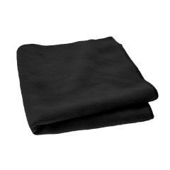 OC1 Microfiber Towel Black - ultrazachte zwarte microvezeldoek voor professionele detailing van motoren en fietsen
