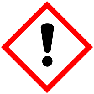 Gevarensymbool GHS07 – schadelijk of irriterend